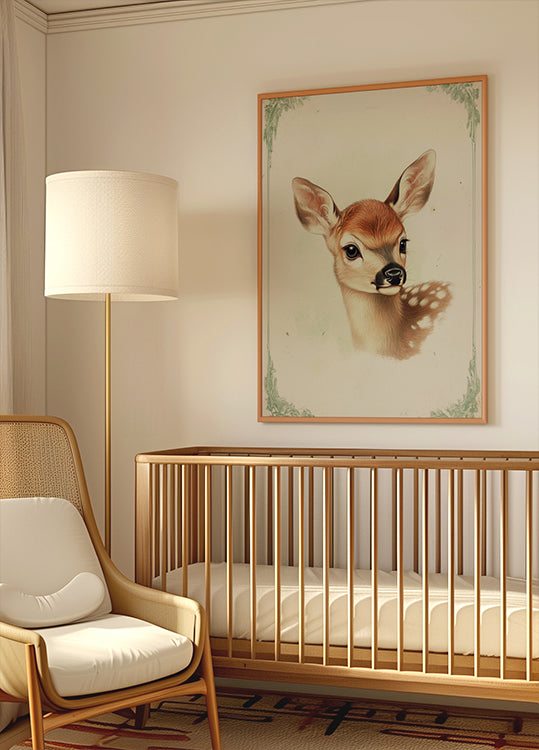 Baby Deer Poster