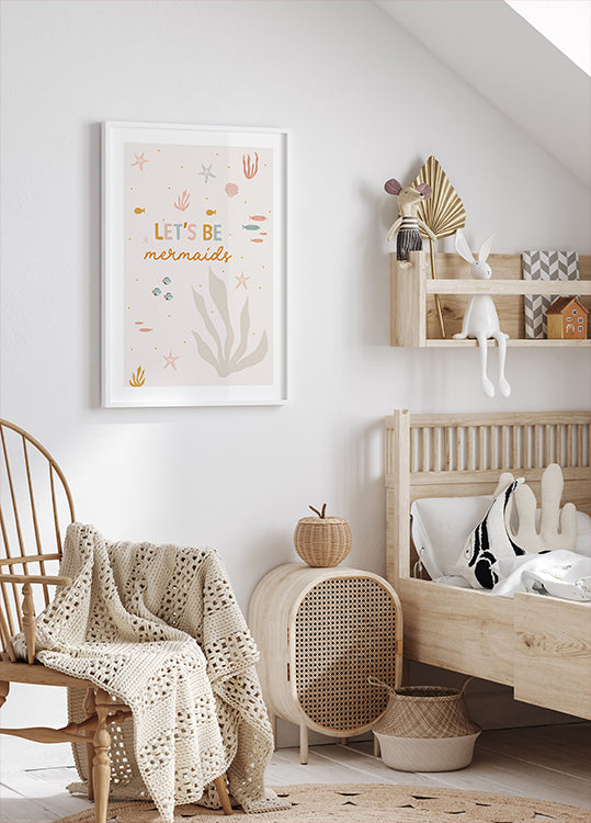 Let's Be Mermaids Poster