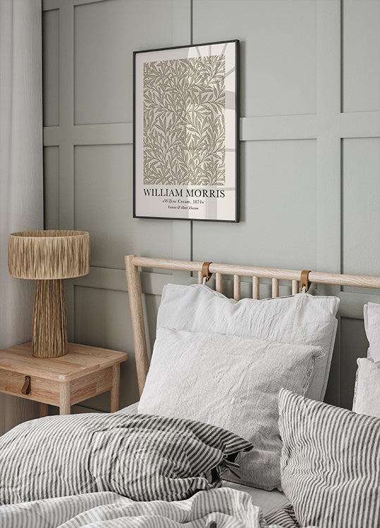 William Morris Willow Cream Poster