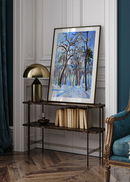 Winter forest Poster