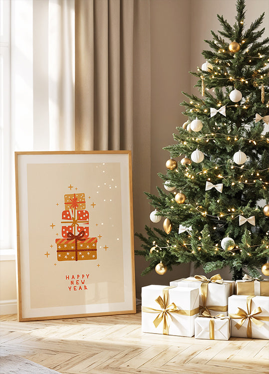 Mountain of gifts Poster