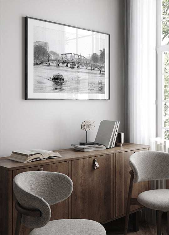 The Magere Brug In Amsterdam Poster