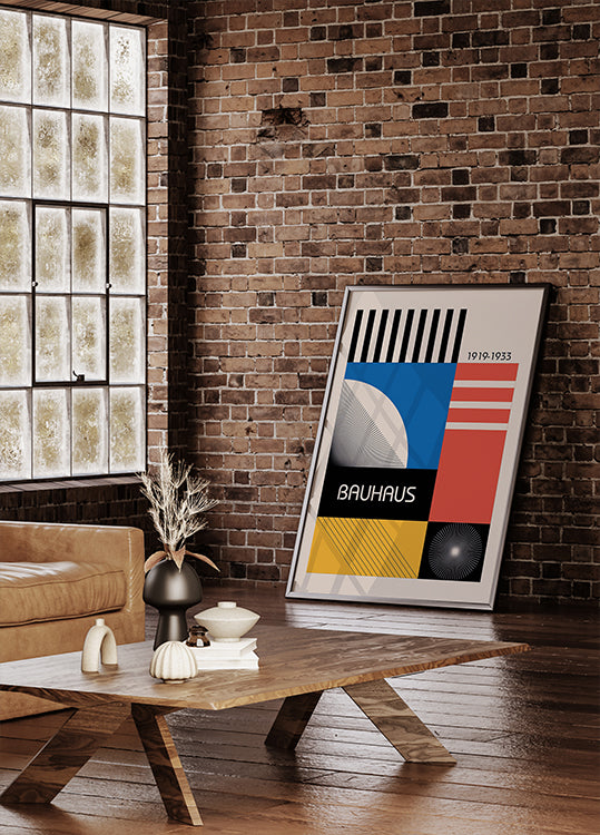 Bauhaus Colorful Poster