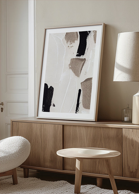 Abstract Swipes Poster