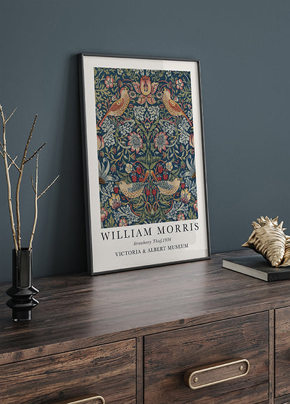 William Morris Strawberry Thief poster