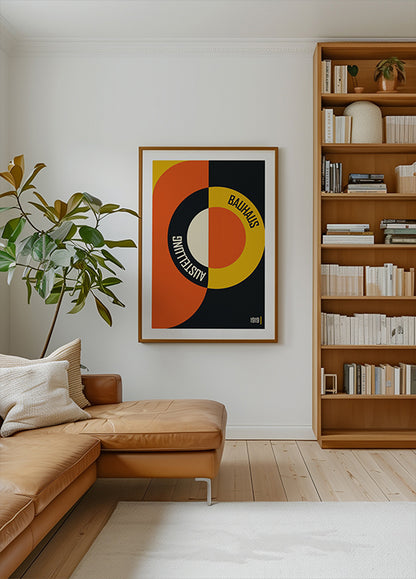 Bauhaus Color Shapes No.1 Poster