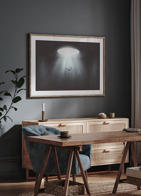 Falling from Hole of Light Poster