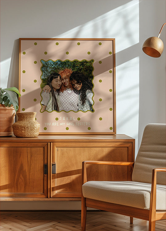 Photo with polka dot Personal 2 Poster