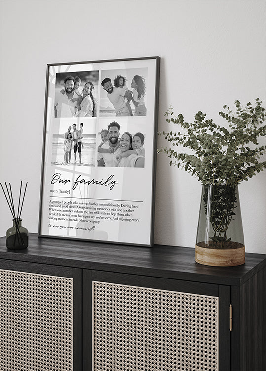 Personalized Our Family Poster