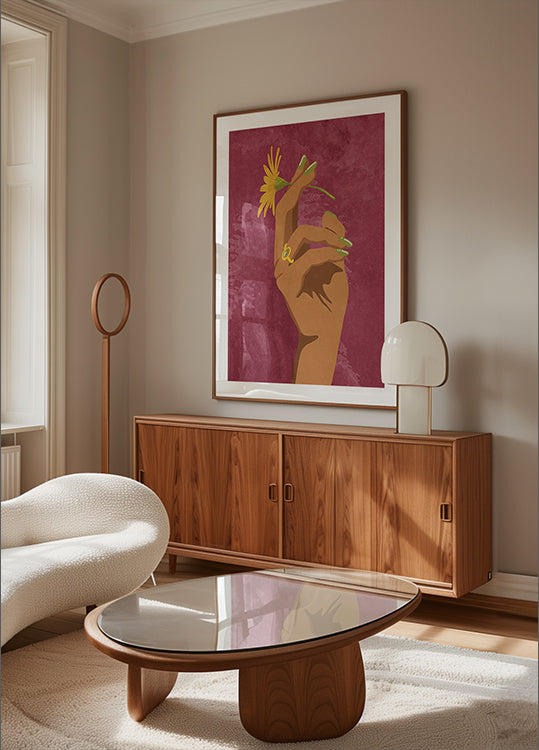 Smoking Flower Poster