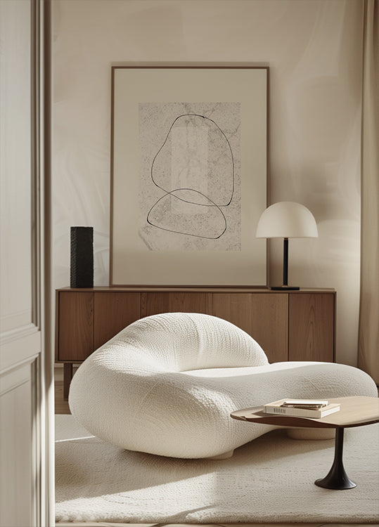 Minimalist Curves Poster