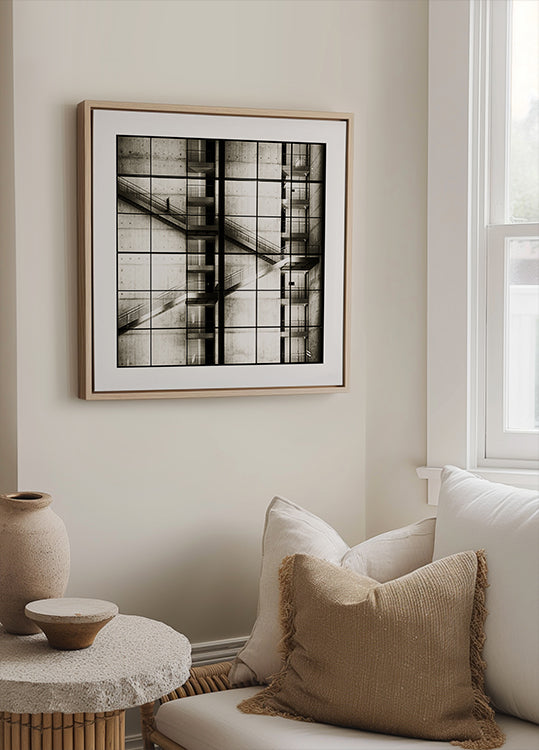 Abstrakt Stairs Poster