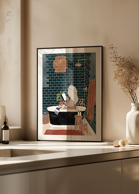 Bathroom Babe Poster