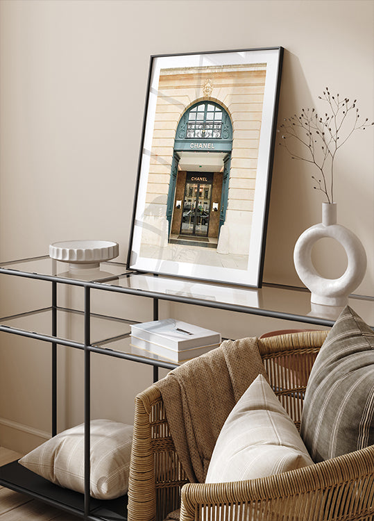 Chanel Boutique Paris Poster