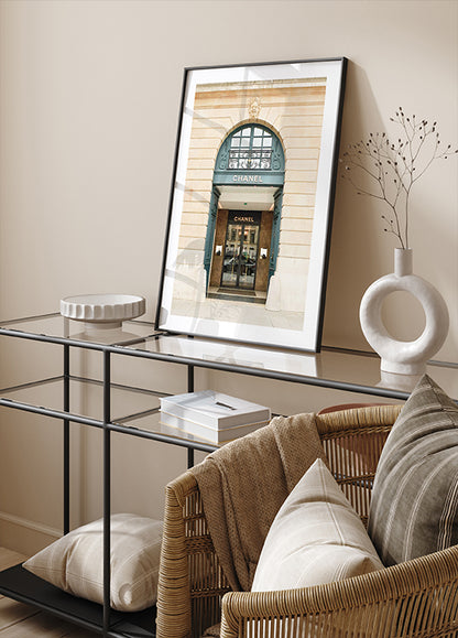 Chanel Boutique Paris Poster