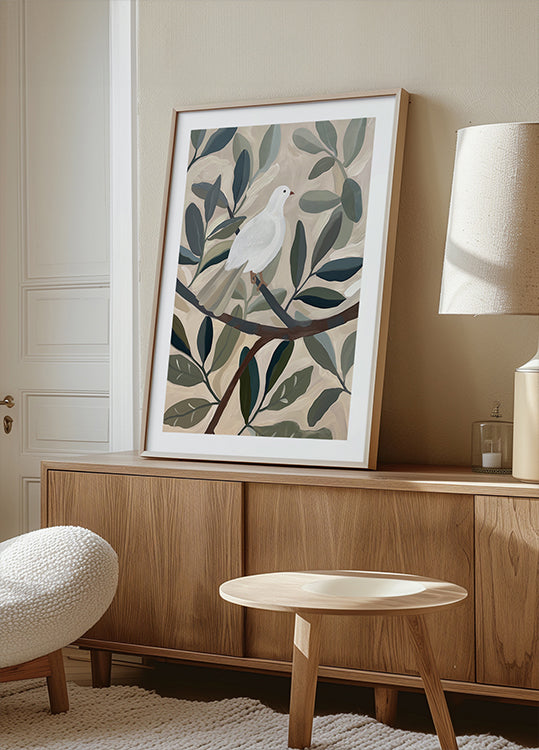 Dove In Tree  Poster