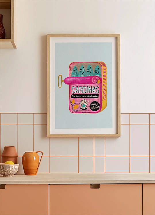 Sardines Tin Can Poster
