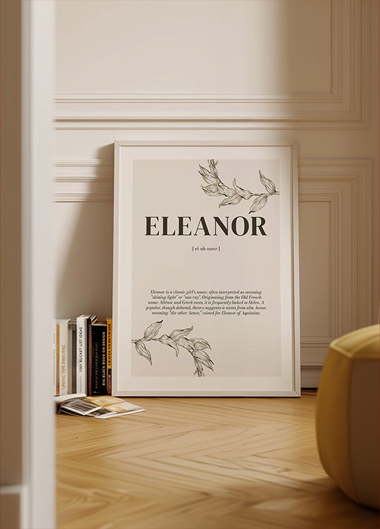 Name Meaning Personal Poster