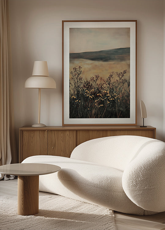 Landscape Flower Poster