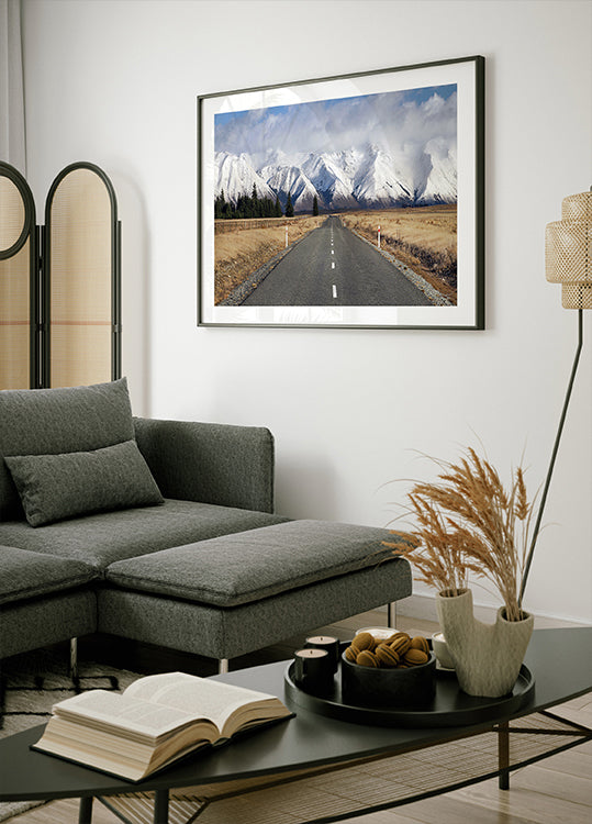 Lake Ohau Road Poster