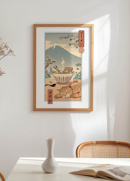 A Perfect Ramen Weather Poster