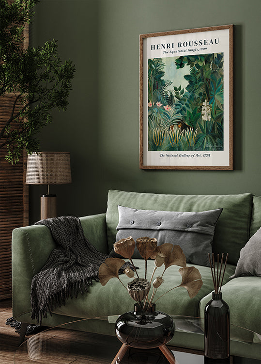 Henri Rousseau - The Equatorial Jungle Poter Poster