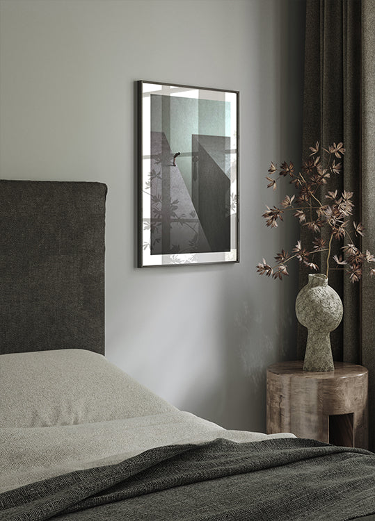 On the Edge Conceptual Art Print Poster