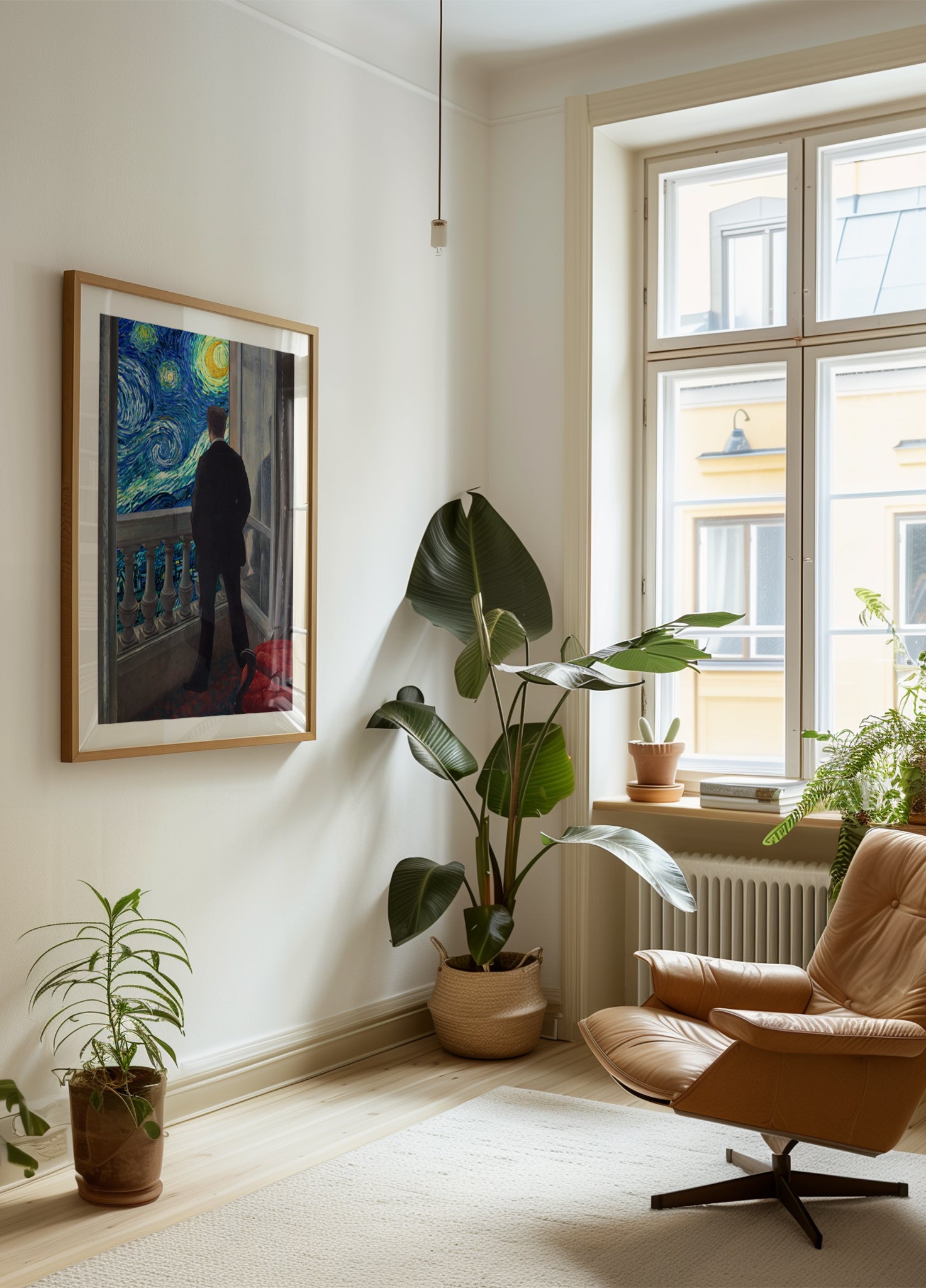 Starry Night View Poster