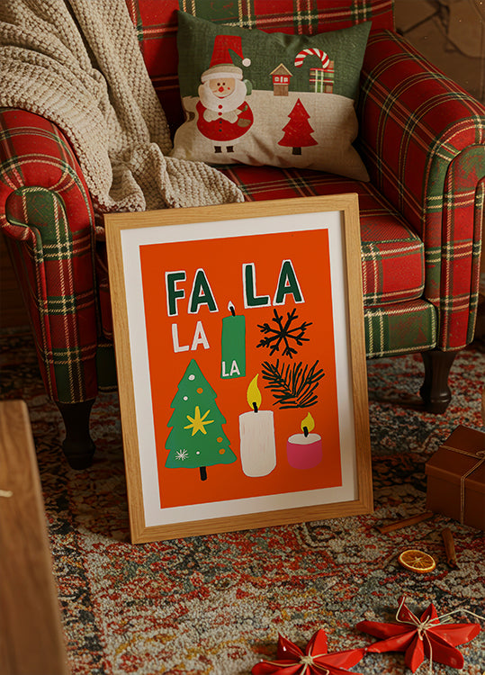 Festive Cheer Burst Poster