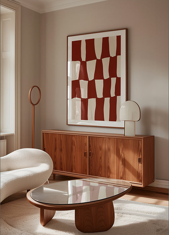 Crimson Waves Poster