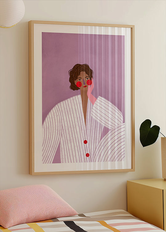 The Woman With the Pink Glove