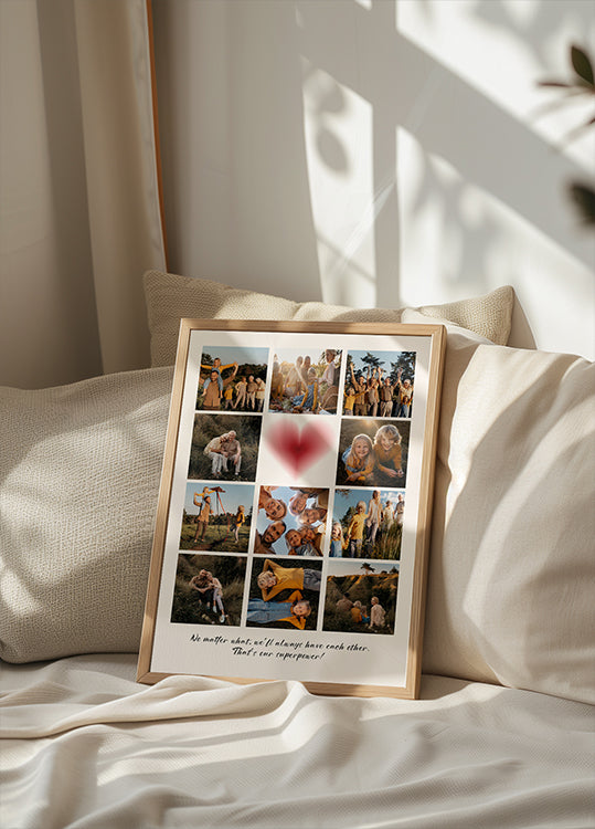 Family Personalized Photo Collage Poster