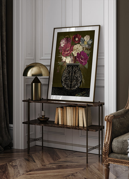 Vintage bouquet Poster