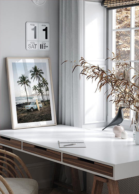 At the Beach Poster