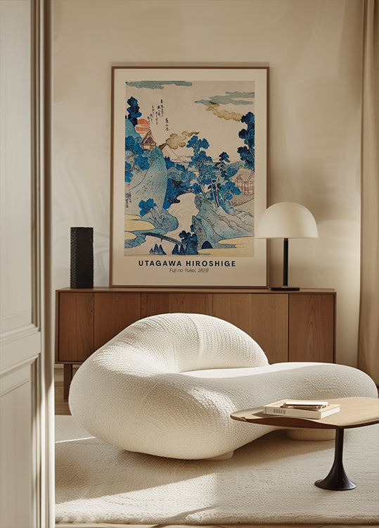 Fuji no Yukei Hiroshige Poster