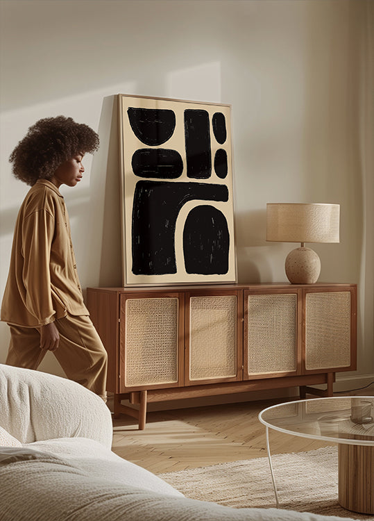 Bold Abstract Shapes poster