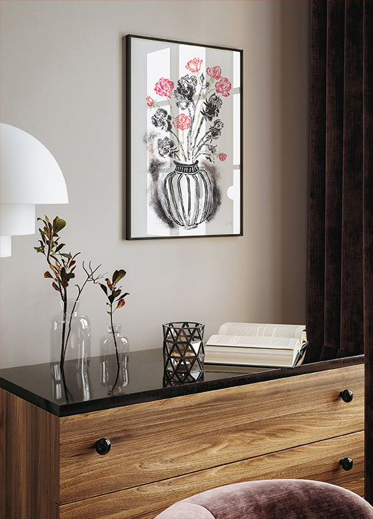Dark Flowers Poster