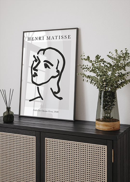 H. Matisse Nadia Aux Cheveux Lisses Poster