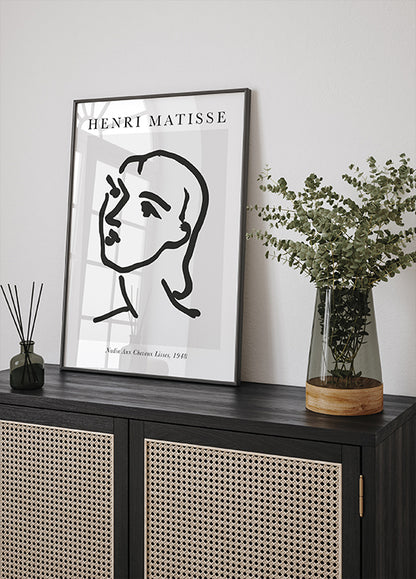 H. Matisse Nadia Aux Cheveux Lisses Poster