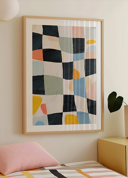 Color Geometry I Poster