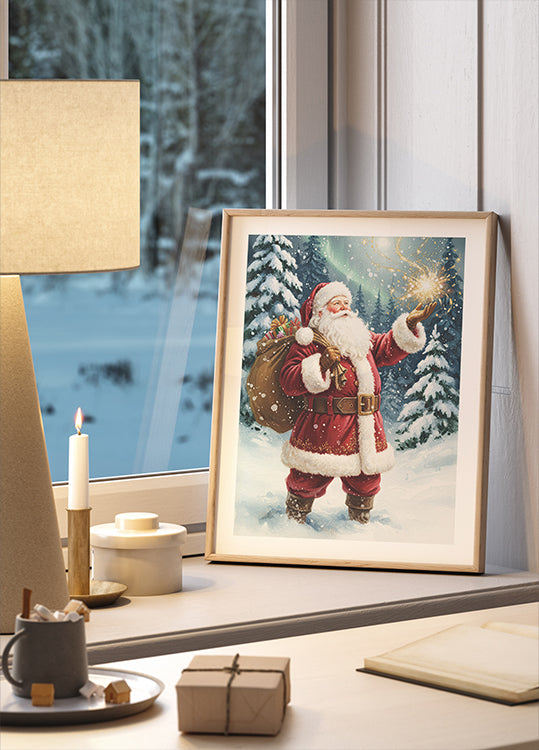 Santa Claus Magic Poster