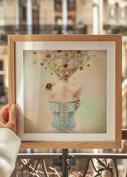 Girl of the flower garden