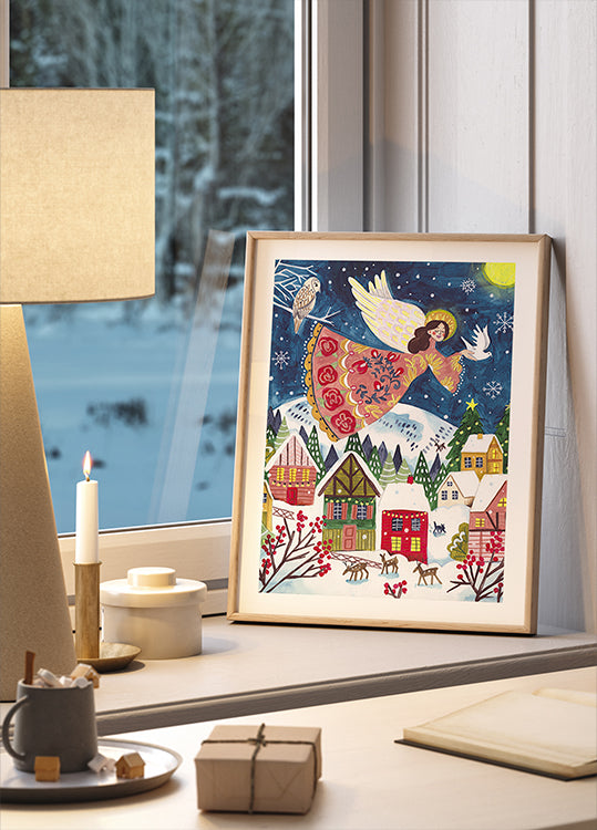 Angel of Peace Portrait Poster