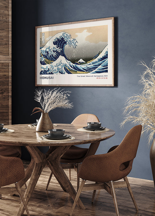 The Great Wave at Kanagawa By Katsushika Hokusai Poster