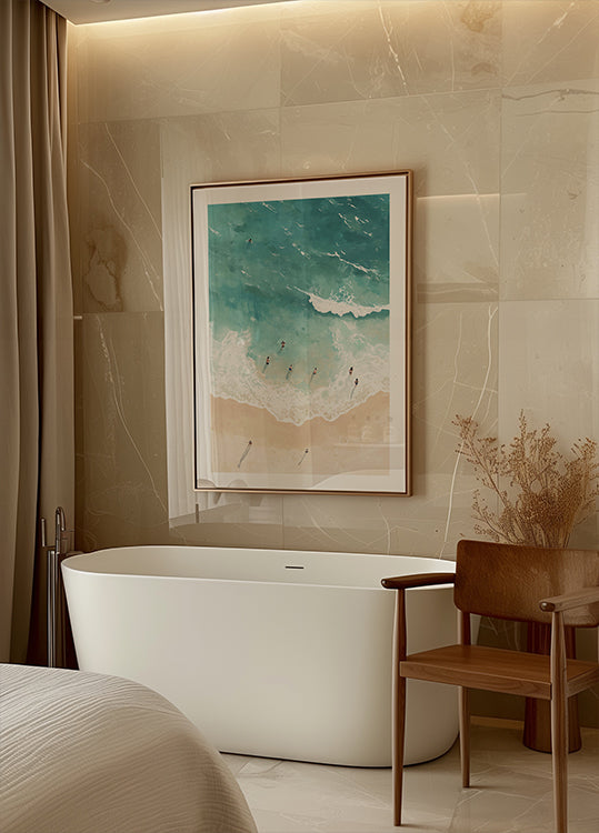 Ocean Bathers Poster