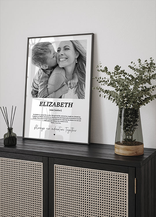 Personalized Mother Photo Poster