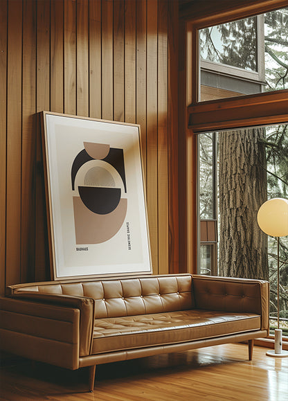 Bauhaus Geometric Shapes No.1  Poster