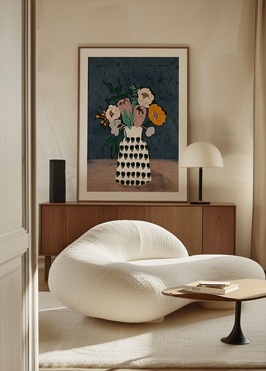 Moody Florals Poster