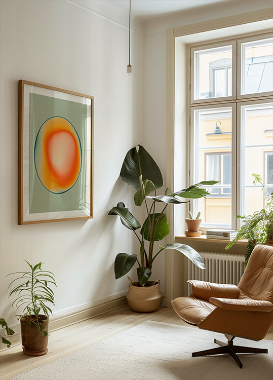 The Abstract Tiger Poster