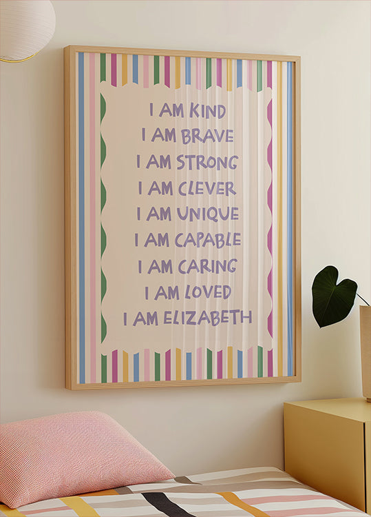 C Personalized Print